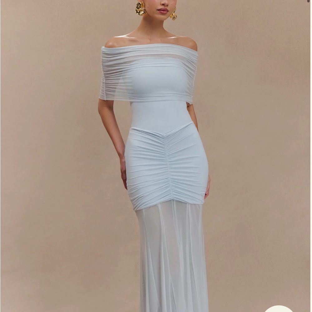 Elegant Off-Shoulder White Dress
